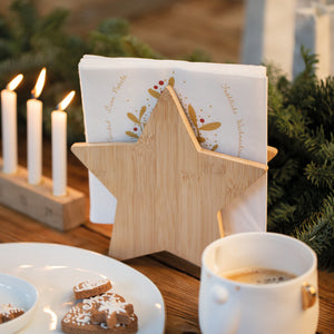 Rader Bamboo Star Napkin Holder