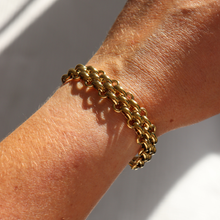 Load image into Gallery viewer, Fabuleux Vous Steel Me Cici Gold Fob Bracelet
