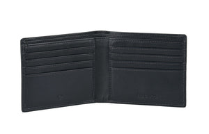 Lund & Co Knapp Leather Wallet- Marine