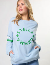 Load image into Gallery viewer, Stella &amp; Gemma Newport Pocket Sweater- Sky Blue
