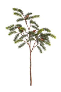 Flower Systems Pine Branch with Cones 1m