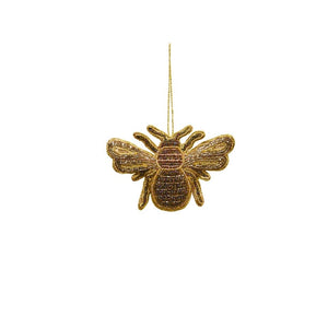 Maytime Majestic Beaded Hanging Queen Bee-Golds