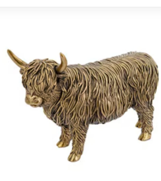 Rembrandt Highland Cattle Statue
