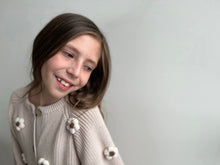 Load image into Gallery viewer, Arthur Ave Beige Flower Cardigan

