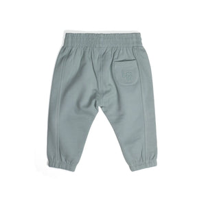 Little Bee by Dimples Blue Mist Cotton Fleece Trackpants