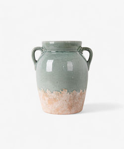 French Country Collections Varese Vessel Tall Pale Blue