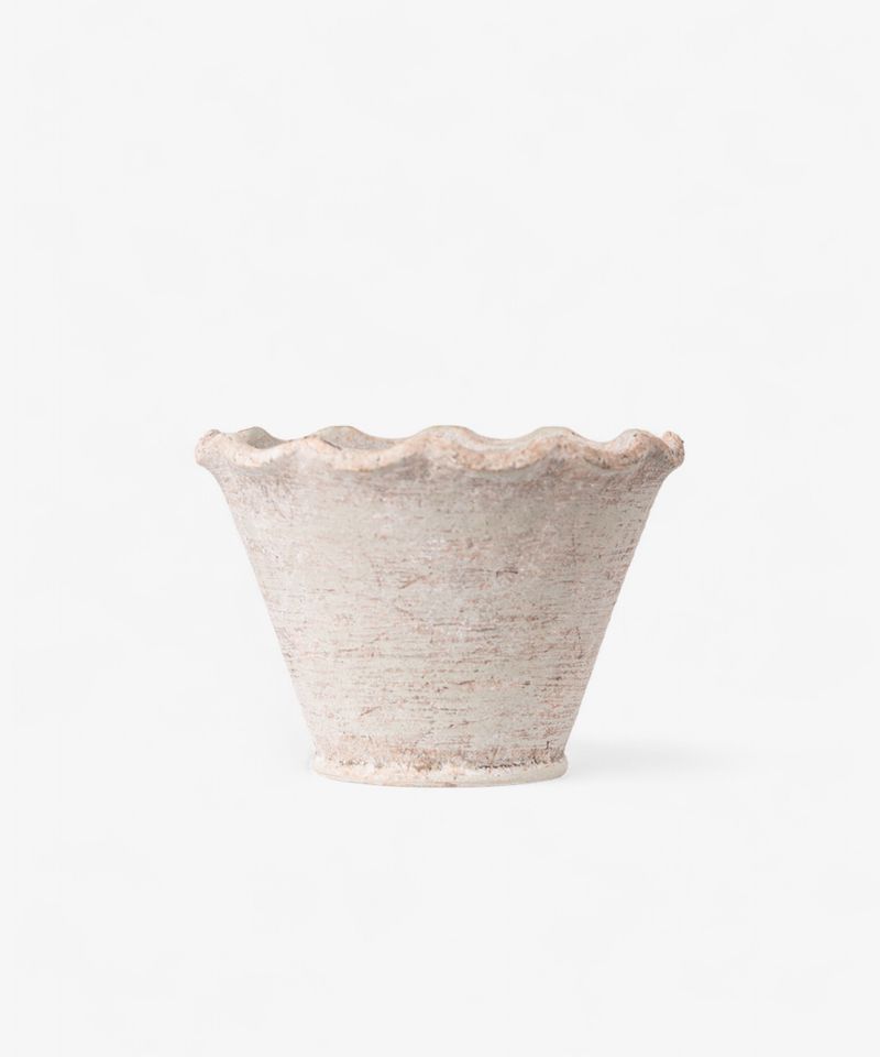 French Country Collections Wavy Planter Pot Small