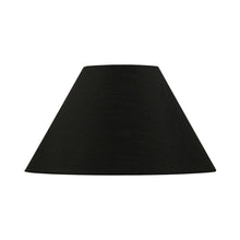 Load image into Gallery viewer, CC Interiors Caribbean Tall Silver Finsh Palm Lamp Base with Black 46cm Lampshade
