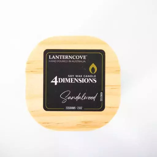 Lanterncove 4 Dimensions Soy Wax Candle- Sandalwood