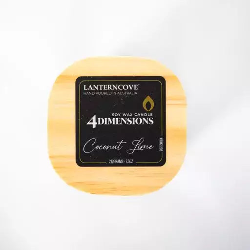 Lanterncove 4 Dimensions Soy Wax Candle- Coconut Lime