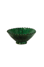 Load image into Gallery viewer, Bianca Lorenne Moroccan Green Zigzab Bowl- Medium
