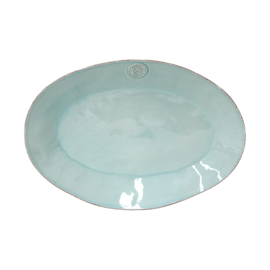 Costa Nova Oval Platter 40cm Turquoise