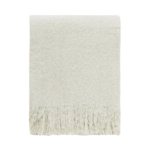 Linens & More Cosy Throw in Bone White