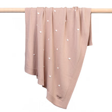 Load image into Gallery viewer, Lola &amp; Fox Bubble Bassinet Blanket in Rose Dust
