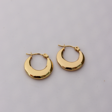 Load image into Gallery viewer, Fabuleux Vous Hoops Yellow Gold Hollow Hoops 20mm
