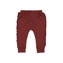 Load image into Gallery viewer, LFOH Kenzie Frill Leggings in Currant
