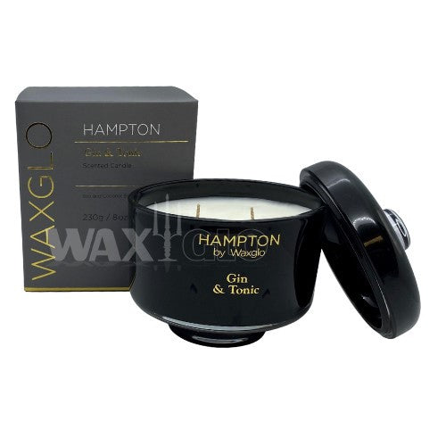 Hampton by Waxglo 230g Coco Soy Wax Jar Candle- Gin & Tonic