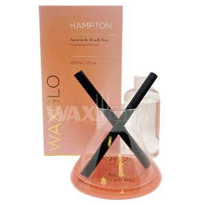 Hampton by Waxglo 200ml Reed Diffuser- Apricot & Peach Tea