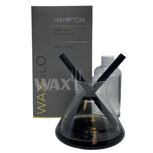 Hampton by Waxglo 200ml Reed Diffuser- Gin & Tonic