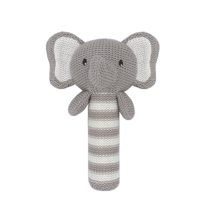 Living Textiles "Squeeze Me" Grey Elephant Squeaker