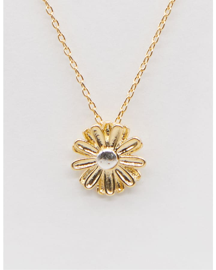 Stella & Gemma White Flower Gold Necklace