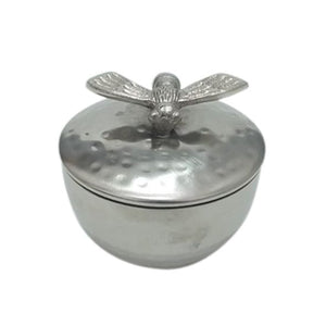 French Country Collections Bee Metal Trinket Box