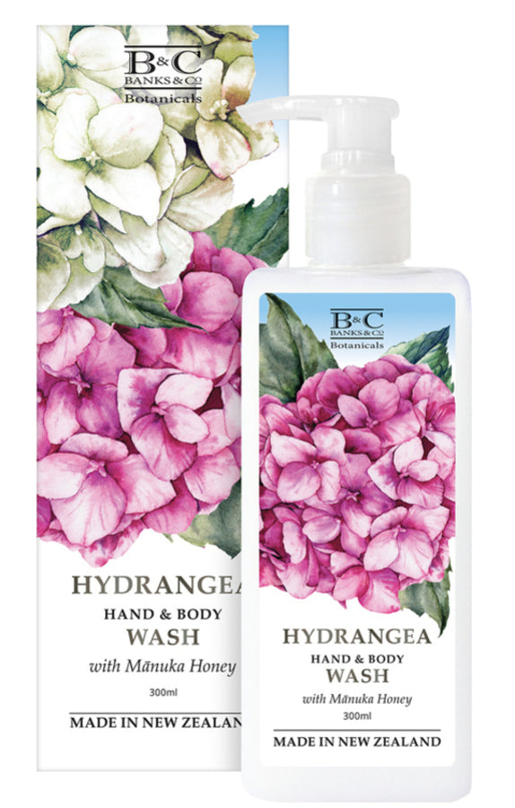 Banks & Co Hydrangea Hand & Body Wash