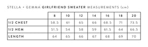 Stella & Gemma Rhubarb Blooms Sweater