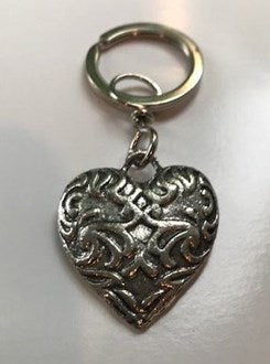 Salisbury Ornate Heart Keyring