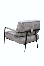 Load image into Gallery viewer, Maytime PURE Sinclair Chair Steel Velvet with black legs

