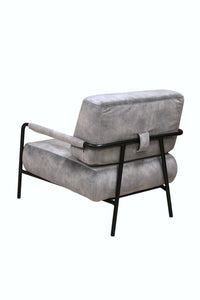 Maytime PURE Sinclair Chair Steel Velvet with black legs