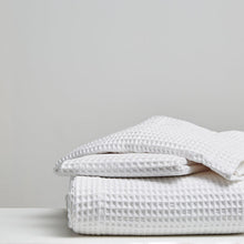 Load image into Gallery viewer, Seneca Premier Waffle Blanket White
