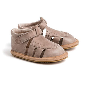 Pretty Brave Charlie Taupe Baby Sandals