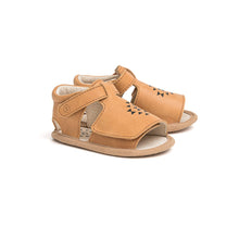Load image into Gallery viewer, Pretty Brave Phoenix Tan Baby Sandal
