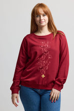 Load image into Gallery viewer, Stella &amp; Gemma Rhubarb Blooms Sweater
