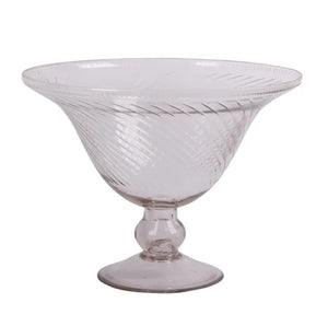 French Country Collections Swirl Trifle Bowl