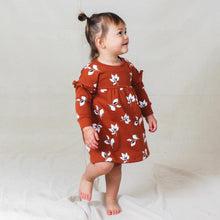 Load image into Gallery viewer, Tiny Tribe Autumn Leaves Drop Shoulder Dress
