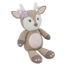 Load image into Gallery viewer, Living Textiles Ava the Fawn Knitted Toy
