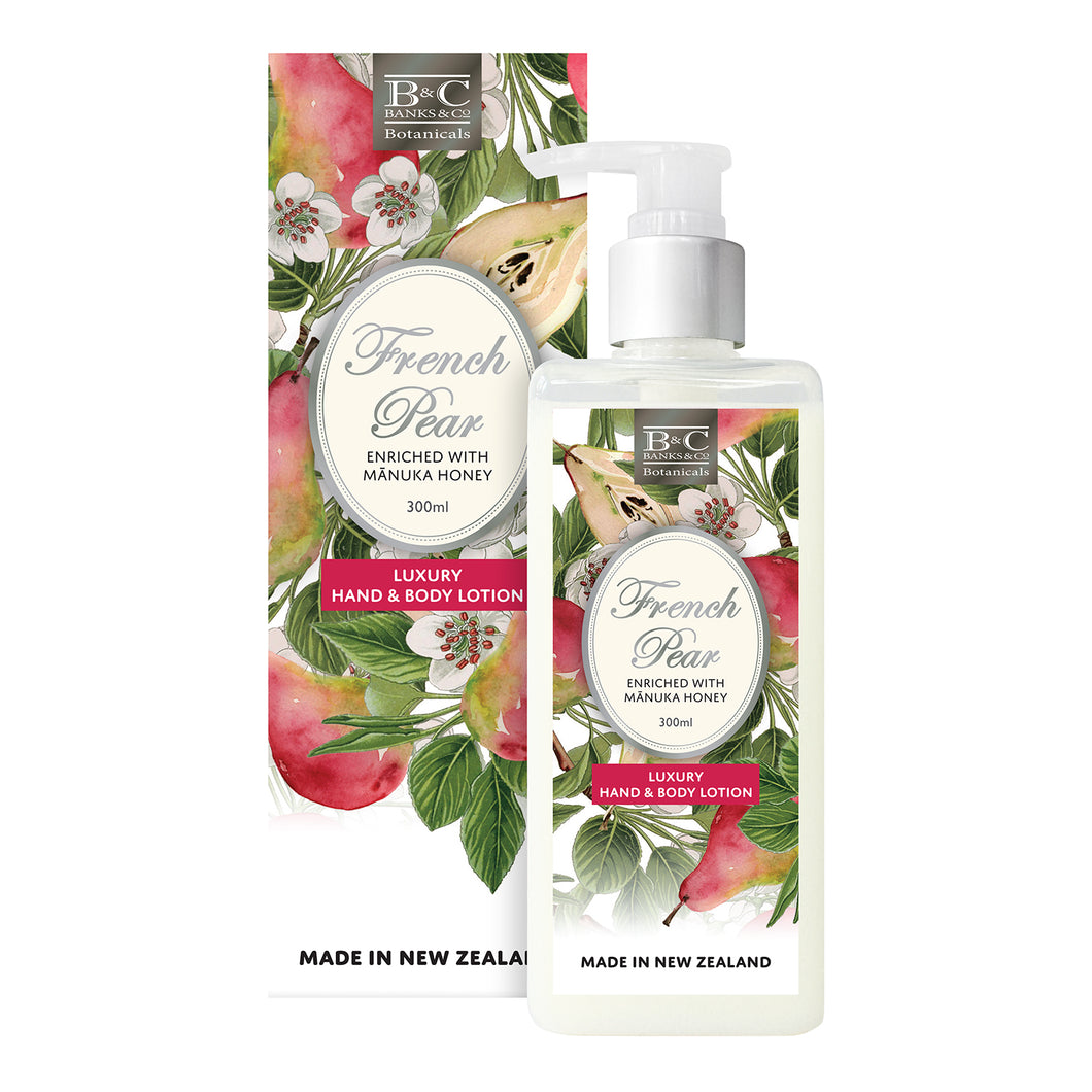 Banks & Co French Pear Hand & Body Lotion