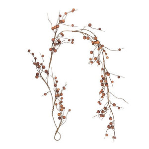 French Country Collections Bauble Swag Brown