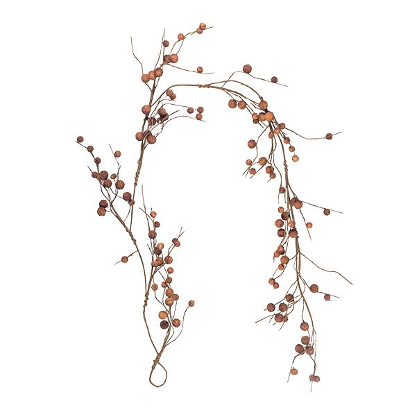 French Country Collections Bauble Swag Brown