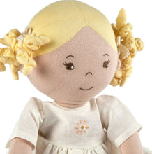 Load image into Gallery viewer, Bonikka Linen Collection: Priscy- Blonde Hair Doll with White Linen Dress
