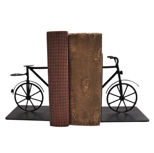 French Country Collections Pair Bicycle Bookends