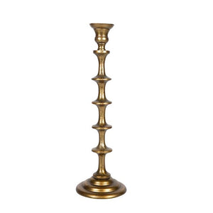 French Country Collections Ridged Taper Candlestick Tall