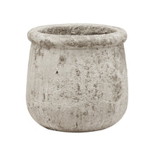 Load image into Gallery viewer, CC Interiors Large Planter in Stone with Rolled Edge
