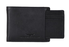 Load image into Gallery viewer, Urban Forest Sidka Leather Wallet w/Card Holder- Serena Black
