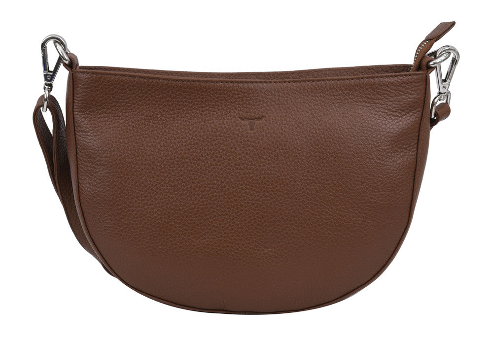 Urban Forest Natalie Small Leather Sling Bag Rambler Cocoa Peta