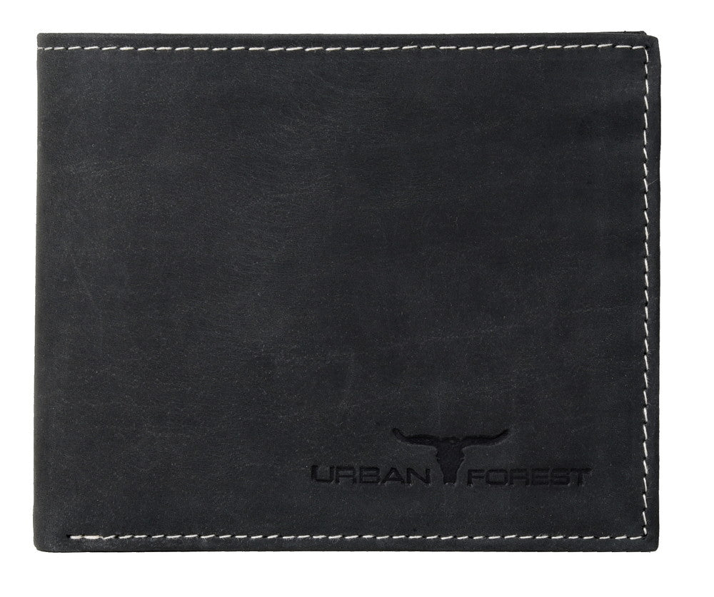 Urban Forest Logan Leather Wallet-Black