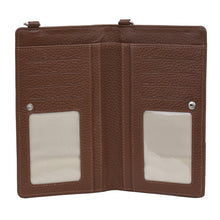 Load image into Gallery viewer, Urban Forest Phoebe Leather Phone Pouch/Wallet- Rambler Cocoa
