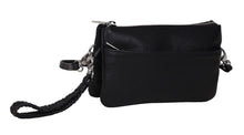 Load image into Gallery viewer, Urban Forest Sofie Small Leather Clutch/Sling- Rambler Black
